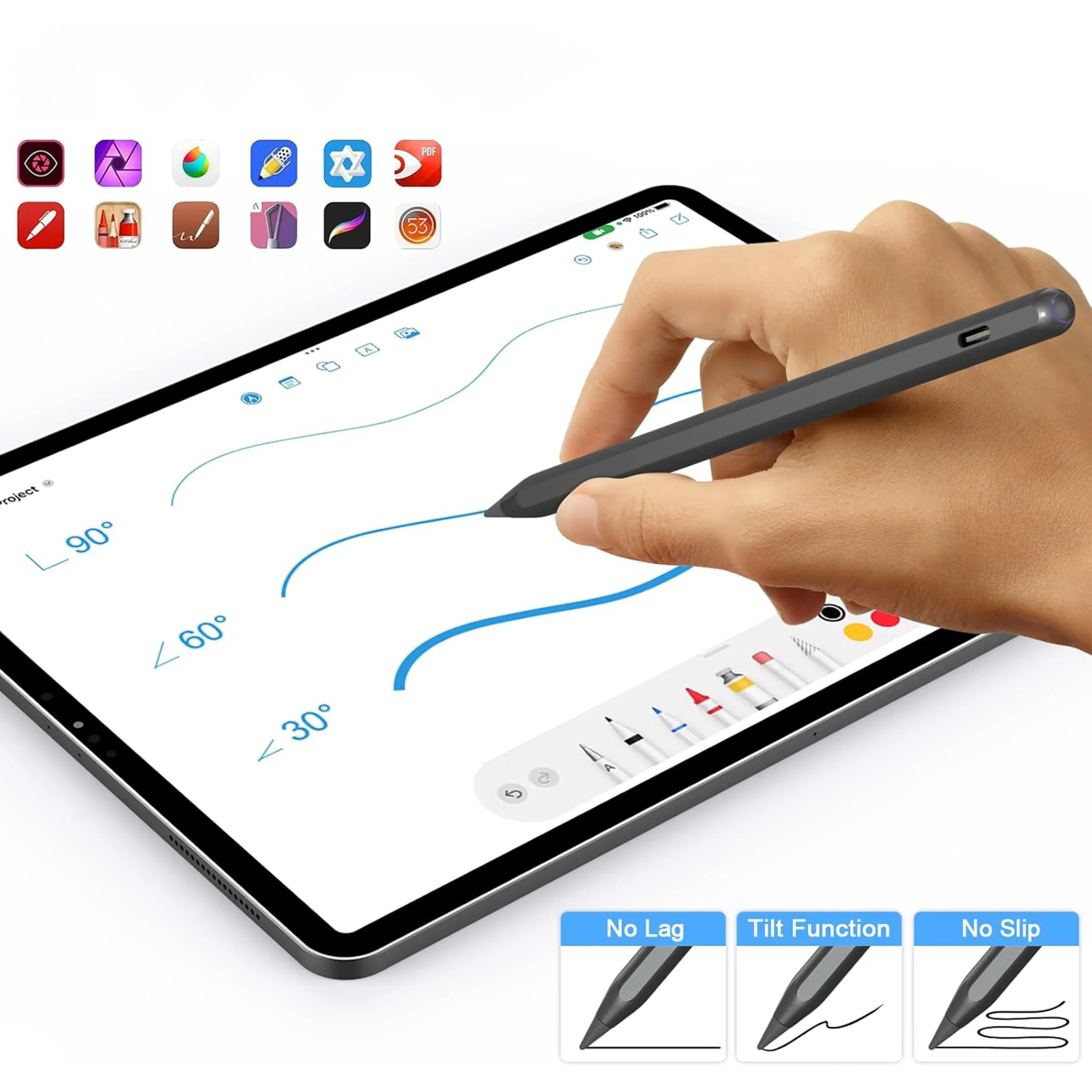 Powerology Pencil Pro (2018-2022 iPad Models) - Image 3