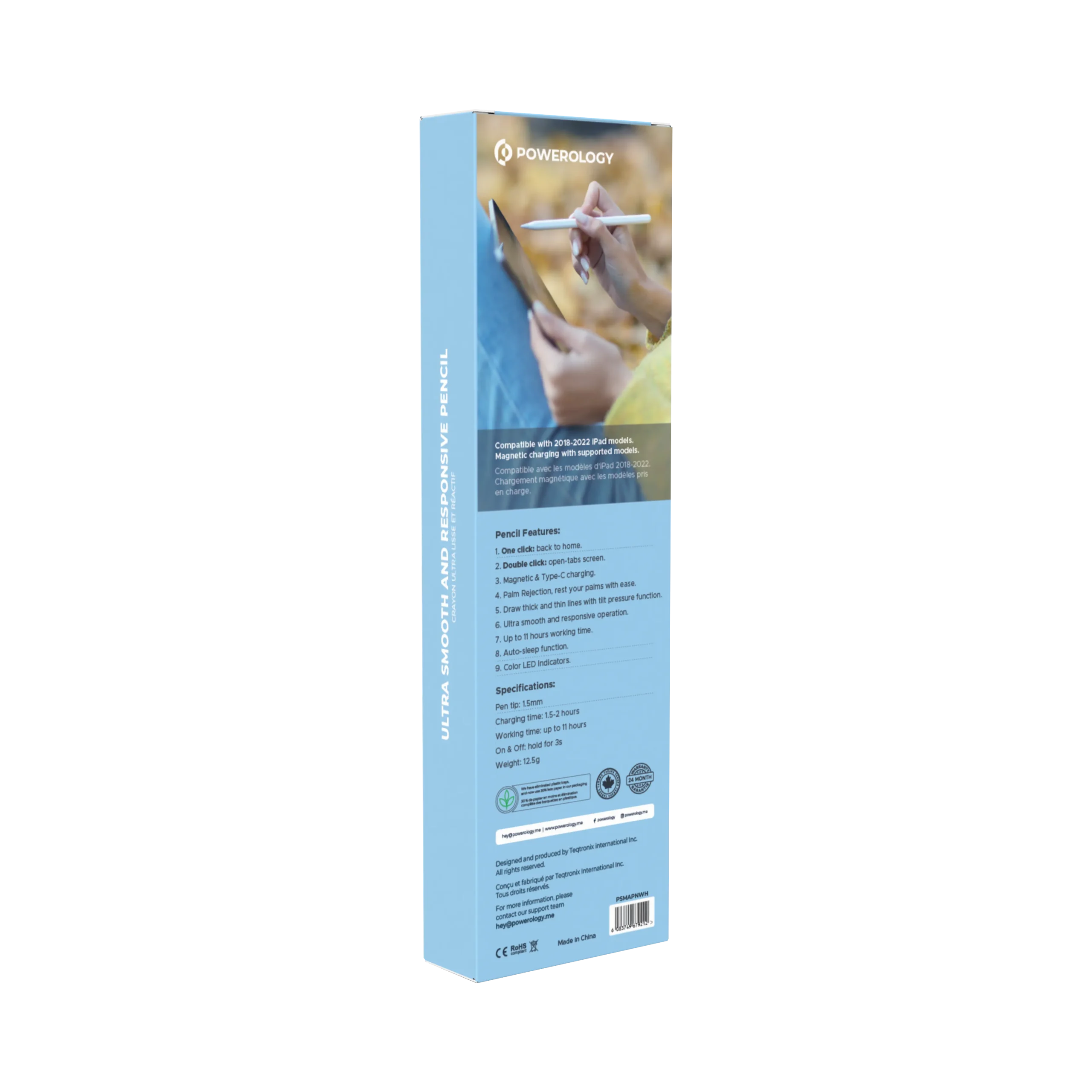 Powerology Transparent Pencil Pro 2018-2022 iPad Models - Image 8