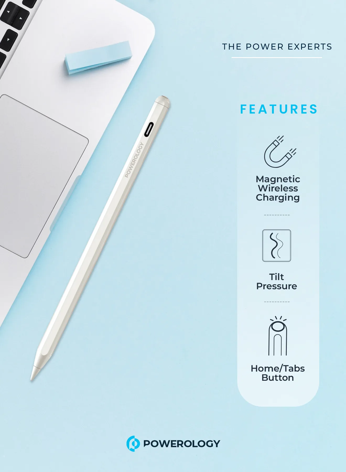 Powerology Transparent Pencil Pro 2018-2022 iPad Models - Image 7