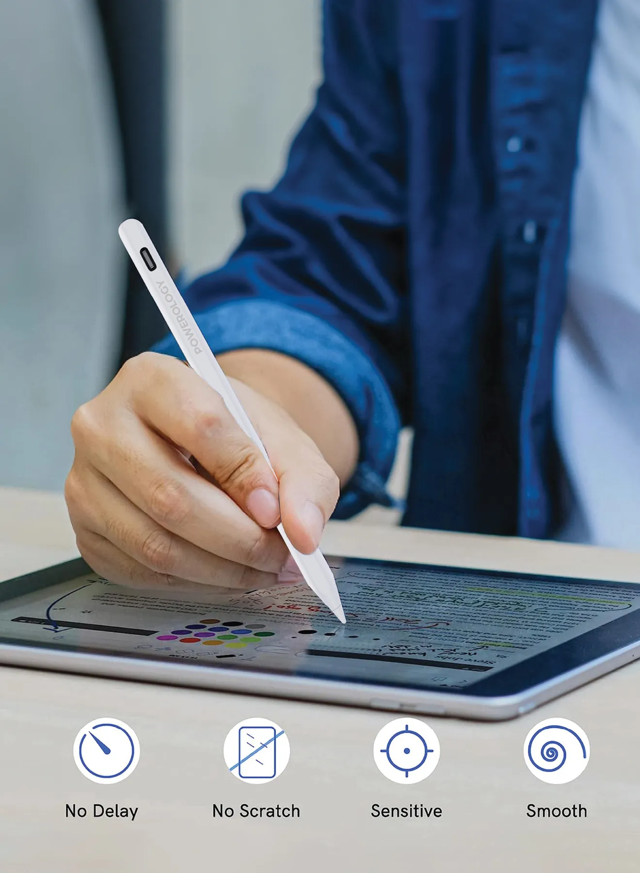 Powerology Transparent Pencil Pro 2018-2022 iPad Models - Image 3
